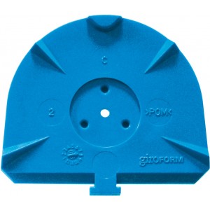 Цокольные пластины Giroform Classic L, синие